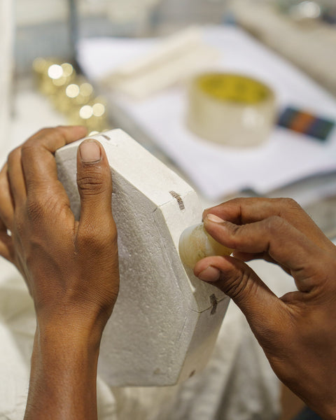Finishing by hand