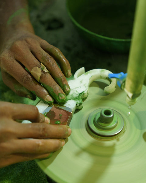 Shaping stone